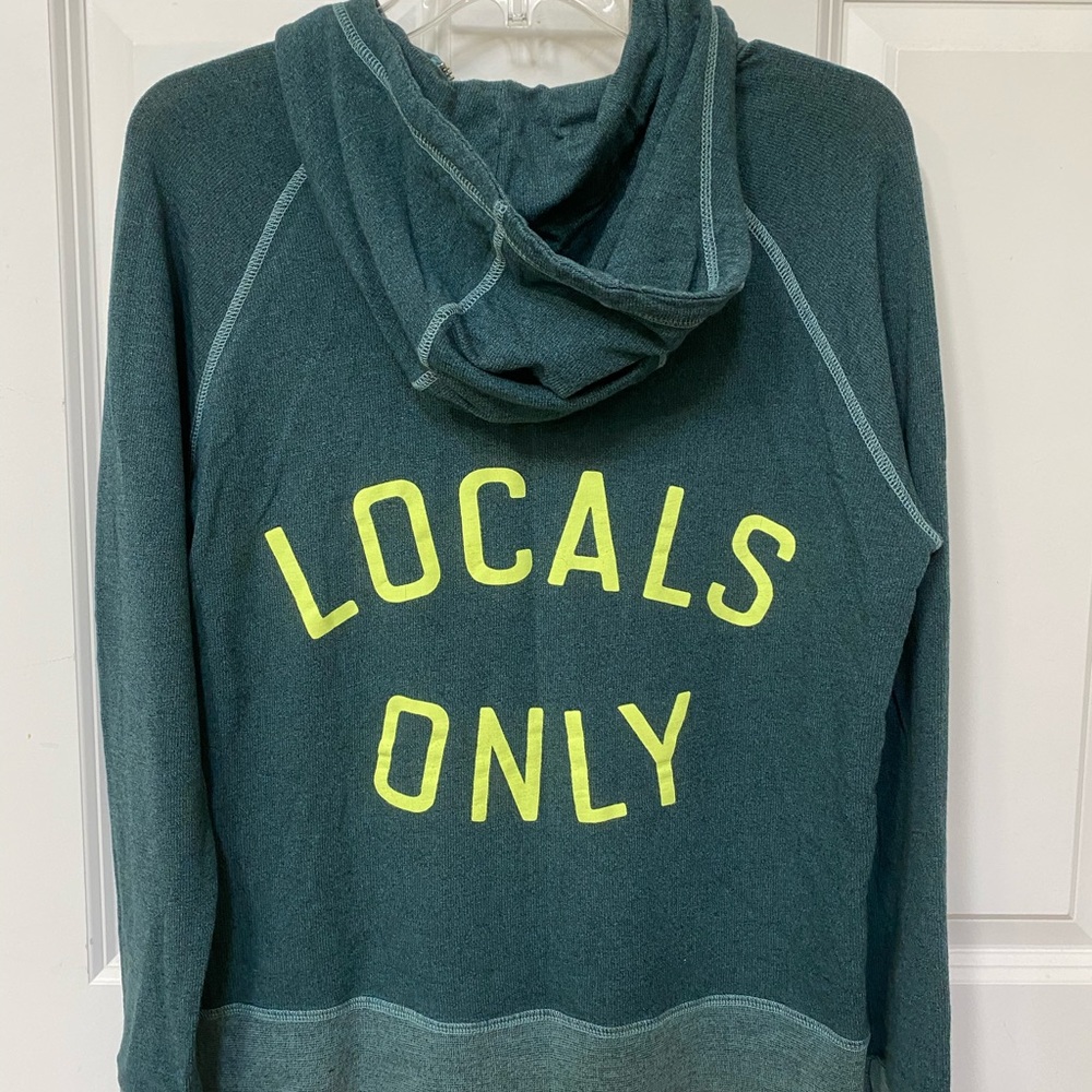 SUNDRY Women’s Locals Only Zip Hoodie